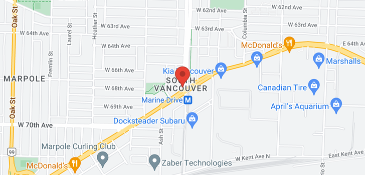 map of 2601 8189 CAMBIE STREET